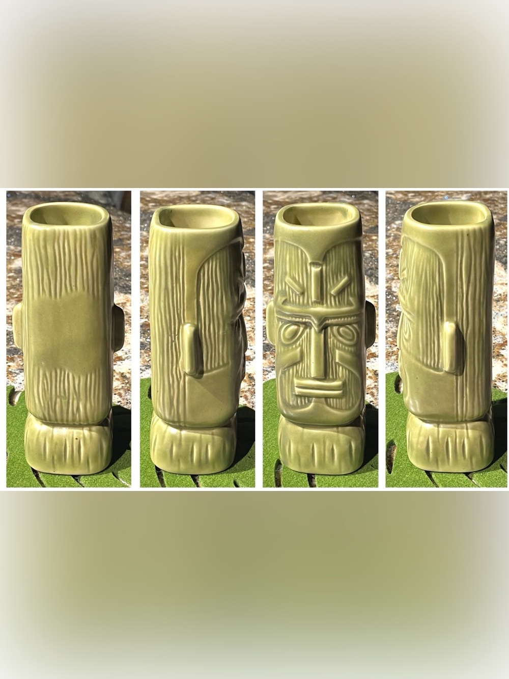 Kon Tiki Collectible Mug Tiki Farm 2017 Rare Limited Edition Arbor Green Head - Picture 8 of 8